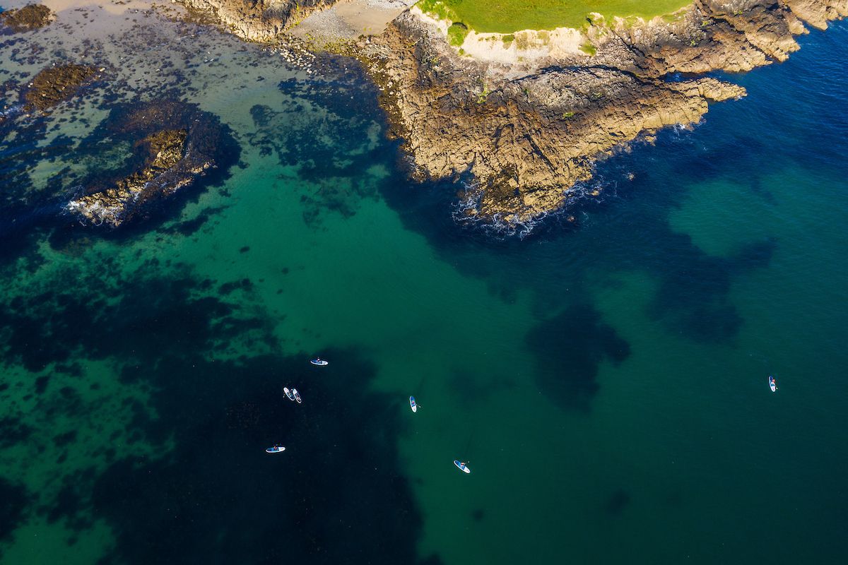 Drone Shot SUP Cork